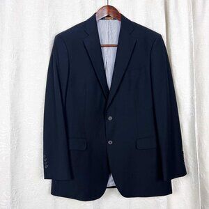 Brooks Brothers 42L Explorer Madison Fit wool blend black blazer